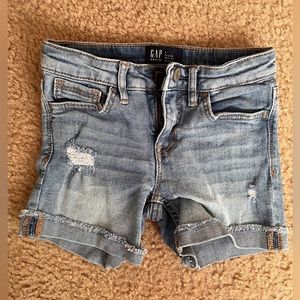 GAP girls denim shorts